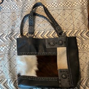 Cowhide Gun Conceal Purse